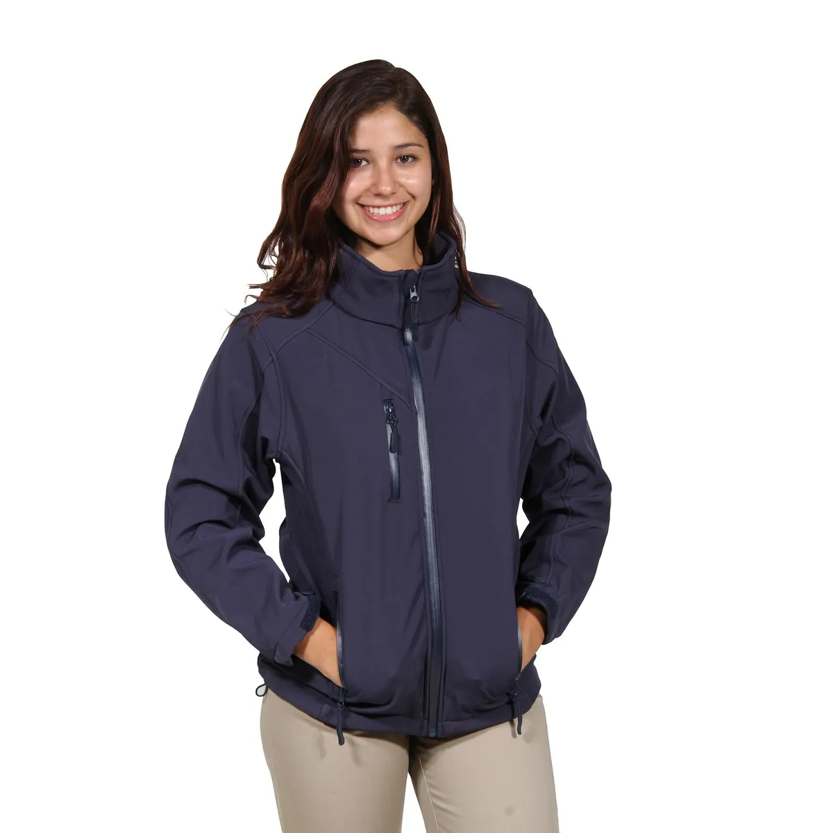 90 GRADOS - Chaqueta Softshell Dama Azul Marina
