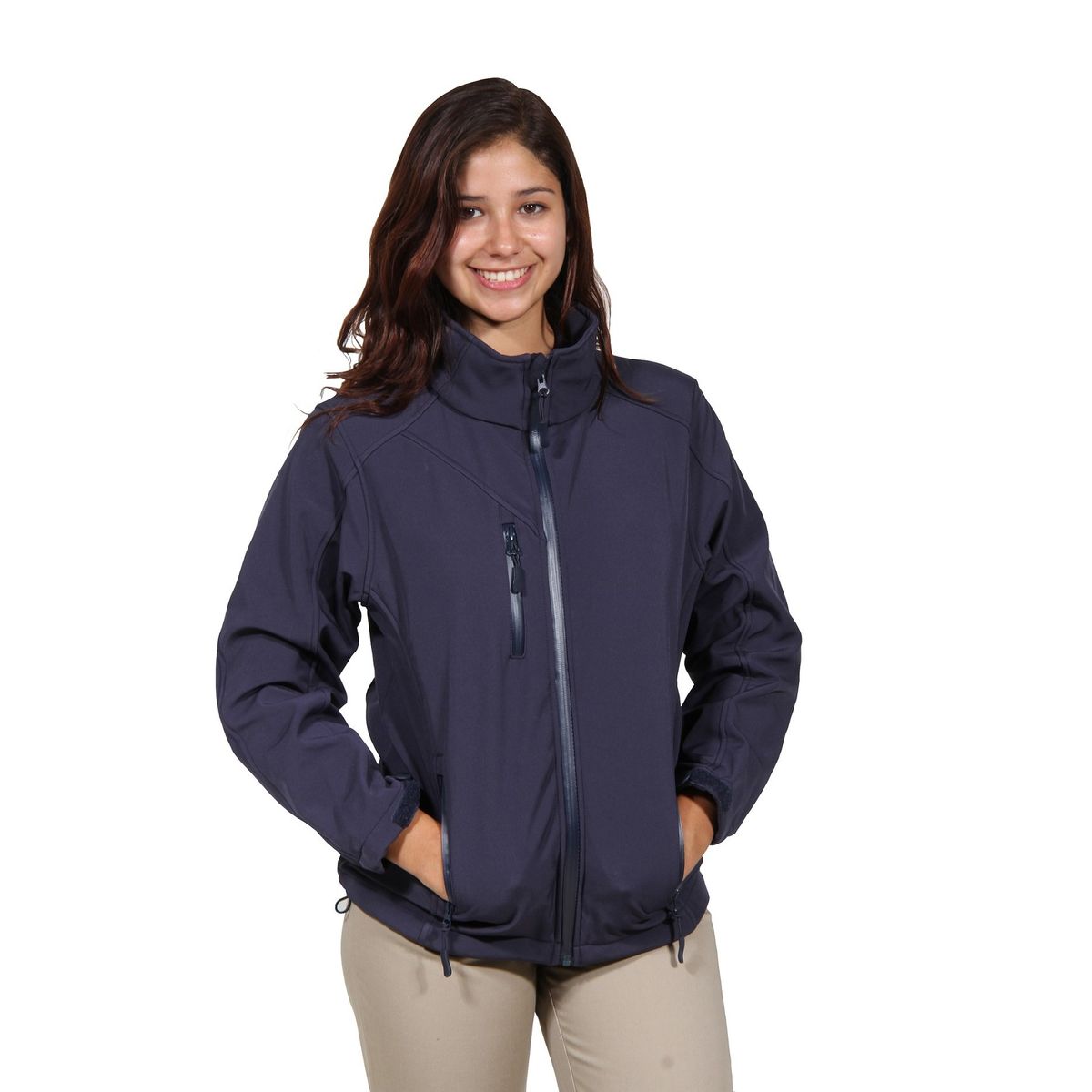 90 GRADOS - Chaqueta Softshell Dama Azul Marina