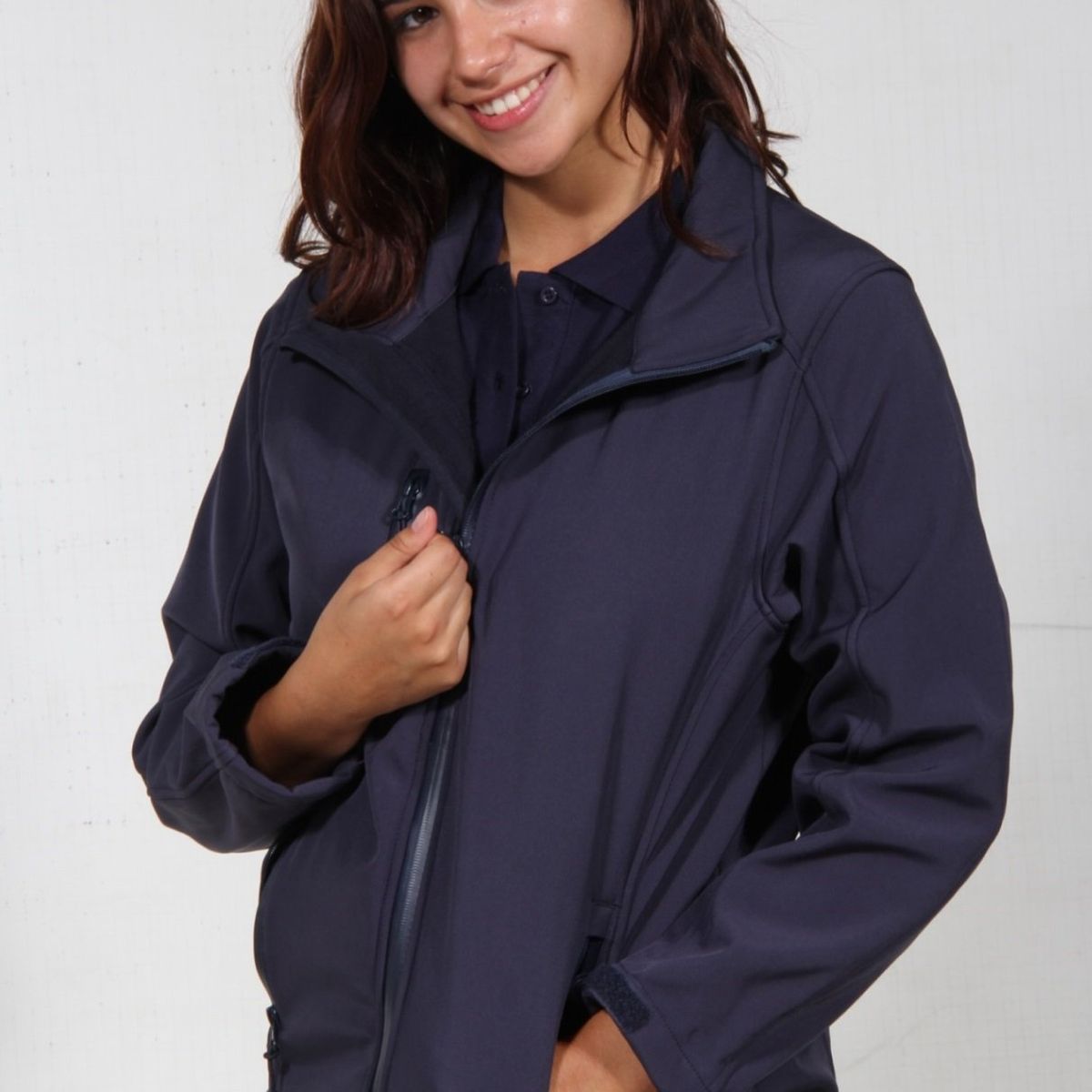 90 GRADOS - Chaqueta Softshell Dama Azul Marina