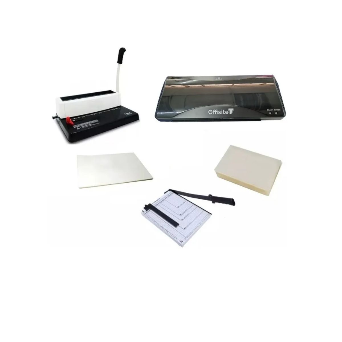 GENERICO - Super Pack 2 Insumos Termolaminadora Guillotina Anilladora