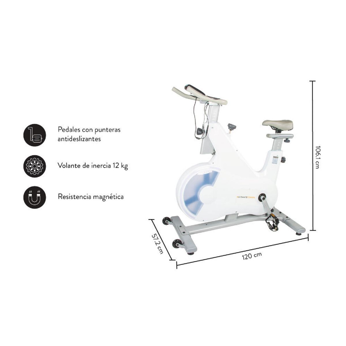 ULTIMATE FITNESS - BICICLETA SPINNING Z650 PRO