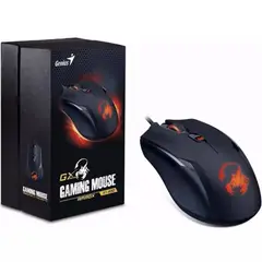 GENIUS - Mouse Gamer Gaming Ammox X1-400 Negro USB 400-3200 DPI