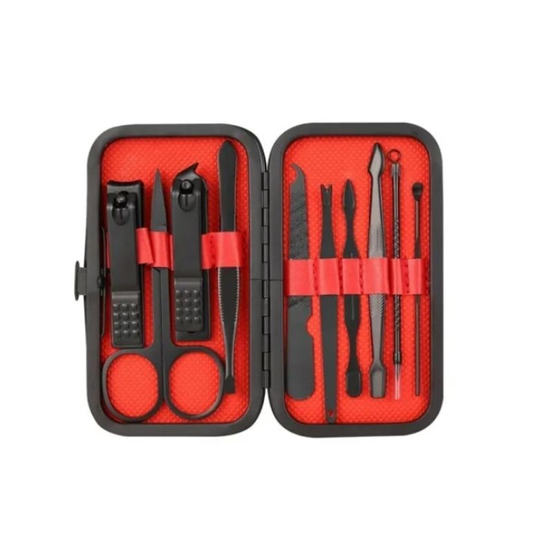 ESHOPANGIE - Set De Manicura Cortauñas Kit De Aseo Profesional 10 Pcs