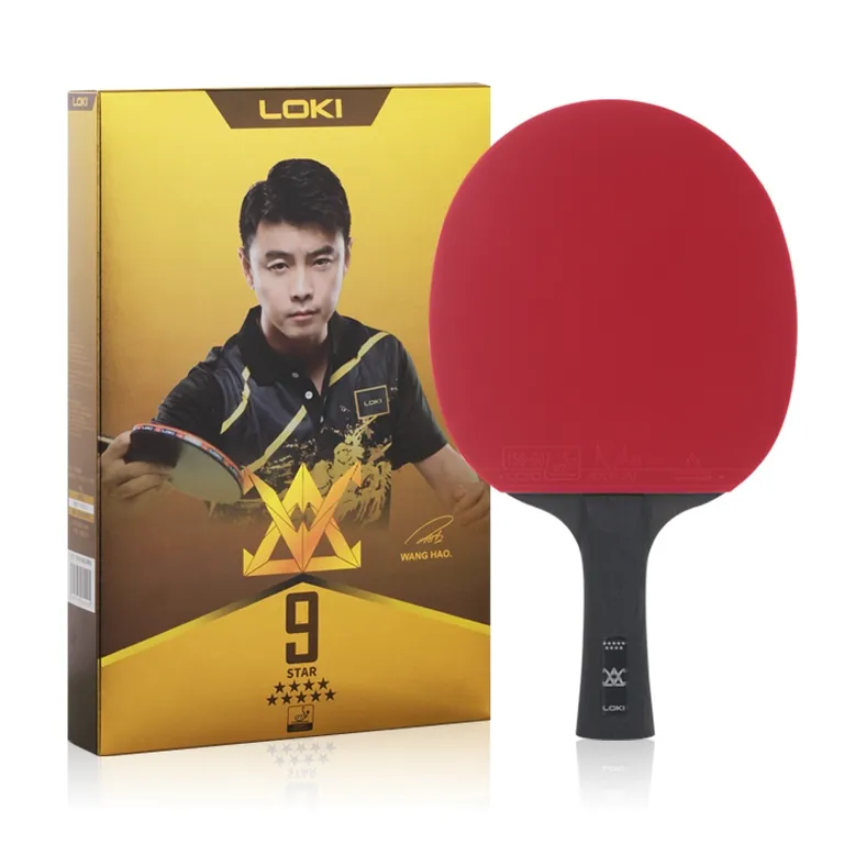 Paleta De Ping Pong 9 estrellas Mango Tradicional
