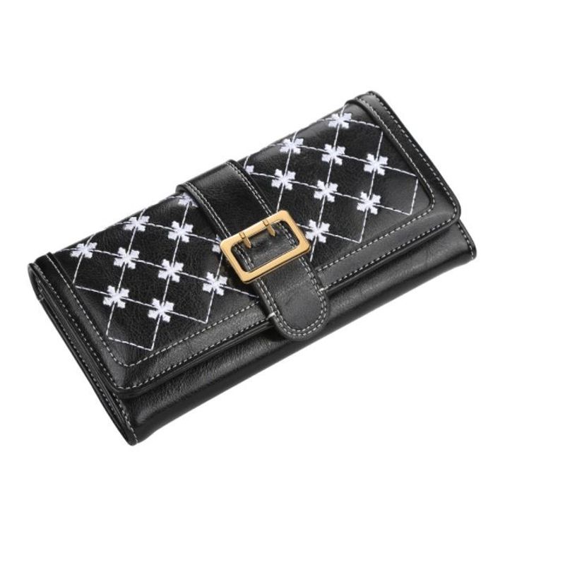 BAELLERRY - Billetera Larga Mujer Cuero Pu Baellerry Mod Cruz