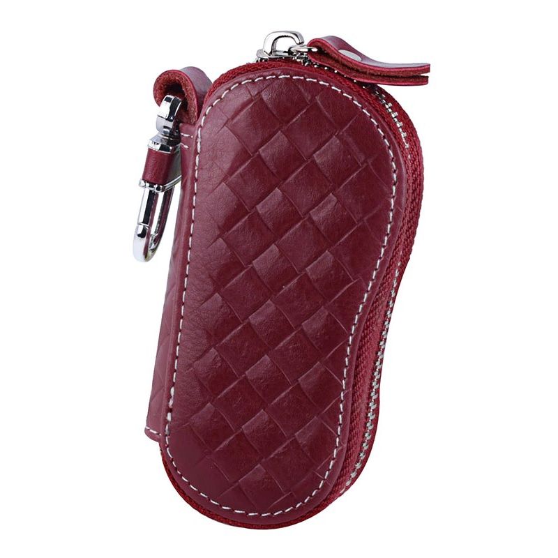 GENERICO - Estuche Porta Llaves Llavero De Cuero Genuino Mod Guitar