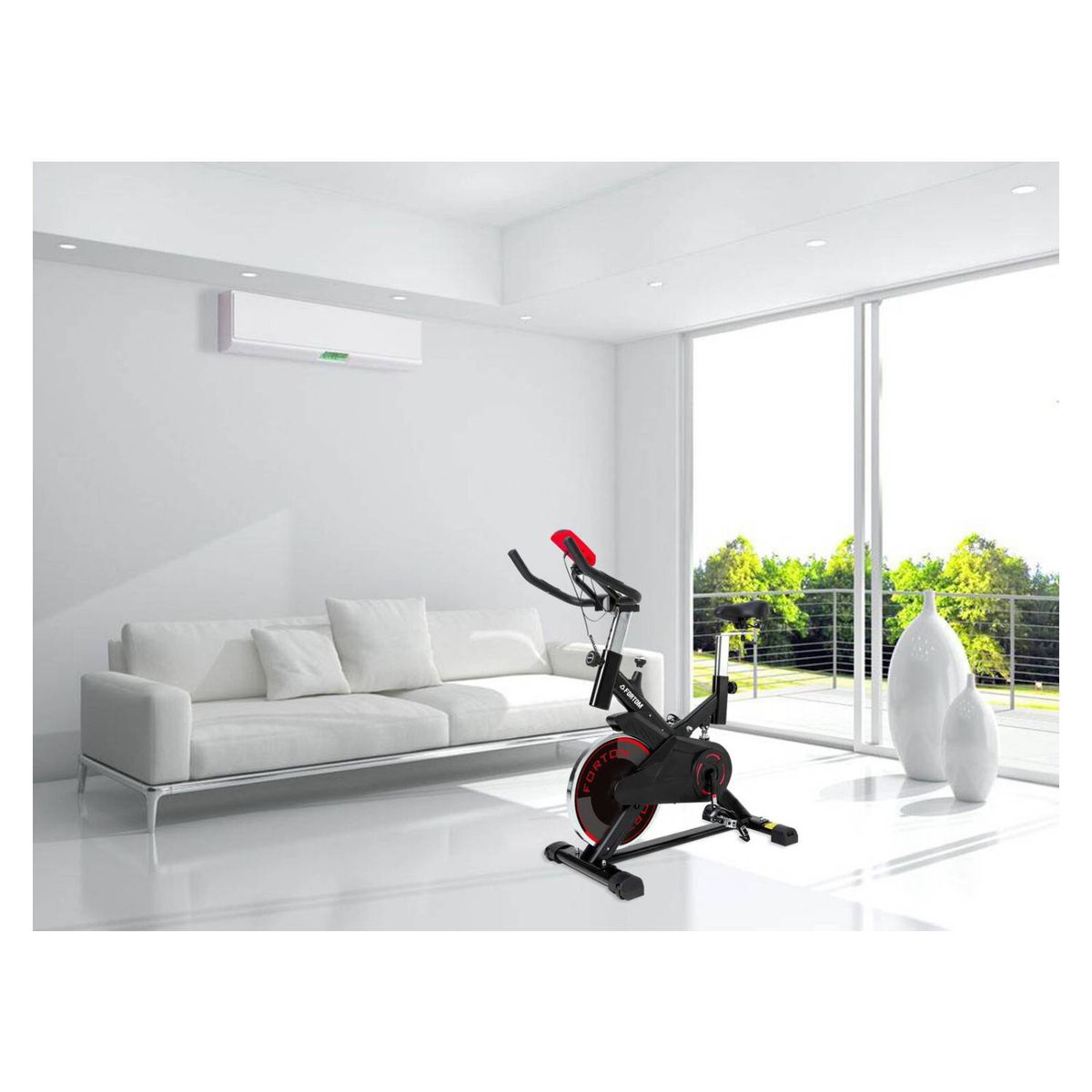 BASKO FITNESS - Bicicleta Spinning Disco 2.0 8 KG