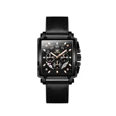 GENERICO - Reloj De Lujo Hombre Olevs Cuarzo Correa De Cuero Mod Box