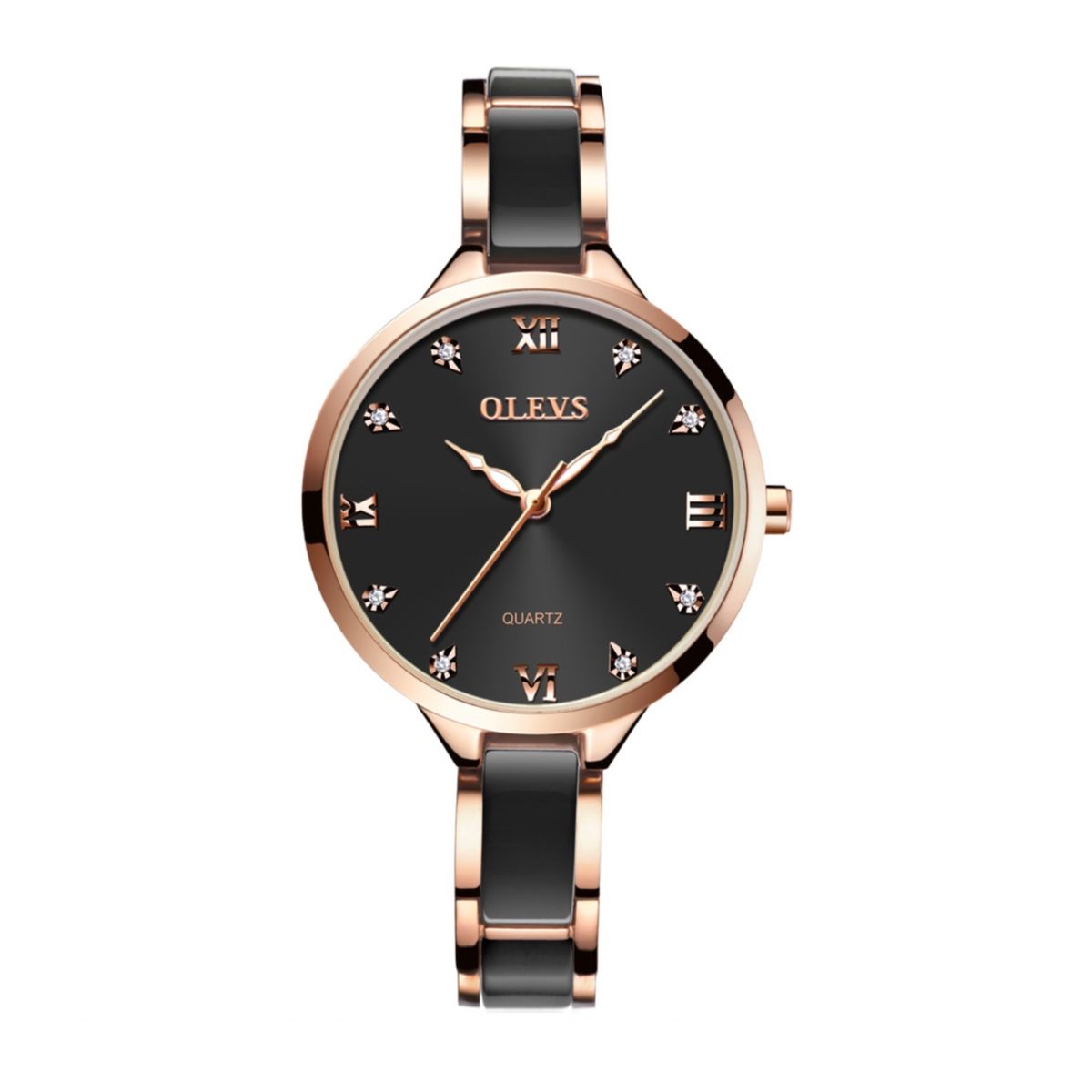 GENERICO - Reloj De Lujo Mujer Olevs Cuarzo Correa De Cerámica Mod Moon