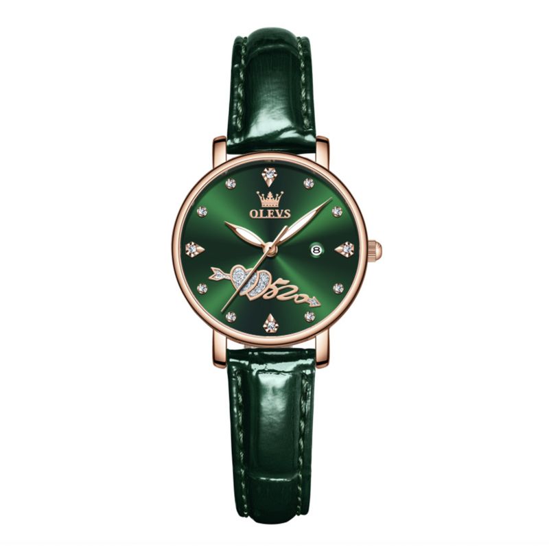 GENERICO - Reloj De Lujo Mujer Olevs Cuarzo Correa De Cuero Mod Couple
