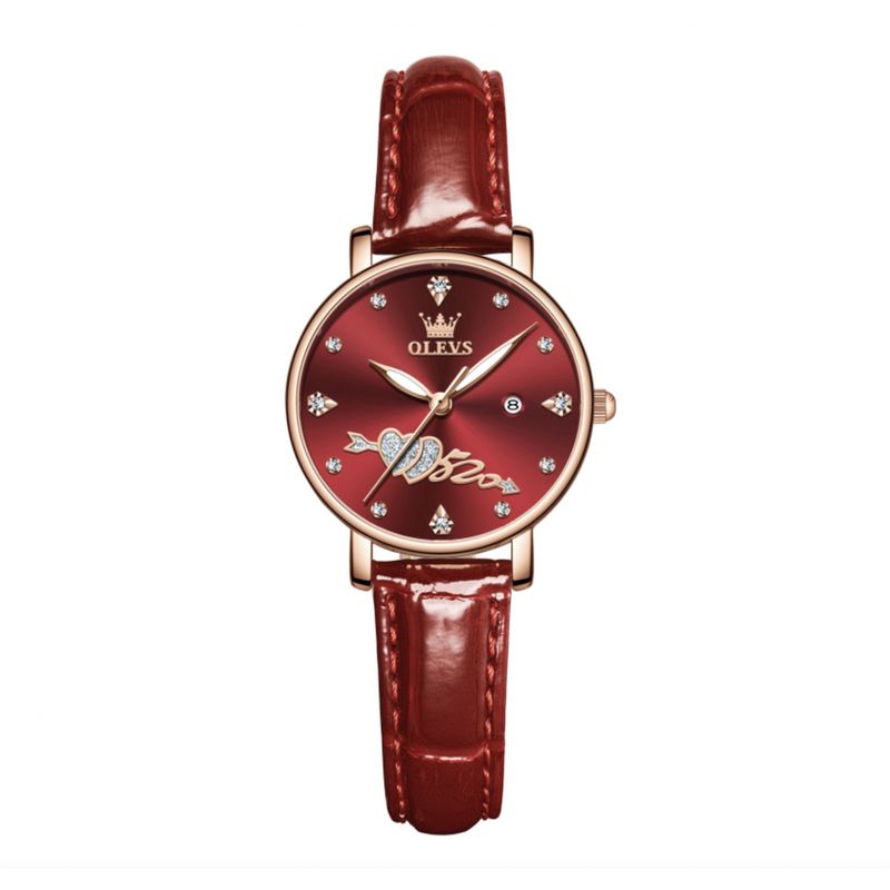 GENERICO - Reloj De Lujo Mujer Olevs Cuarzo Correa De Cuero Mod Couple