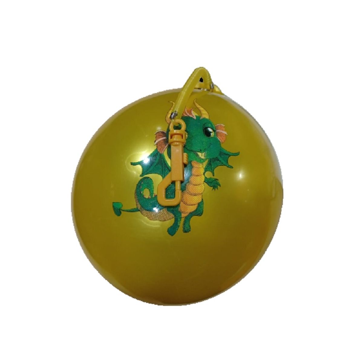 HAMELIN - Pelota De Goma AMARILLA Con Asa Y Resorte Para Colgar