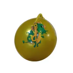 HAMELIN - Pelota De Goma AMARILLA Con Asa Y Resorte Para Colgar