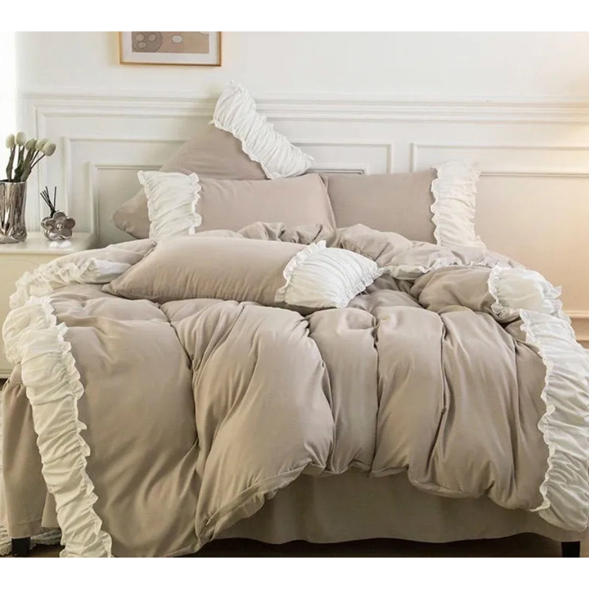 HOMER DESIGN - Set Ropa De Cama Sabanas +funda De Plumon 1.5 Plazas hm7