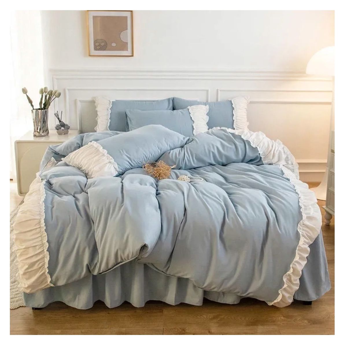 HOMER DESIGN - Set Ropa De Cama Sabanas +funda De Plumon 1.5 Plazas hm8