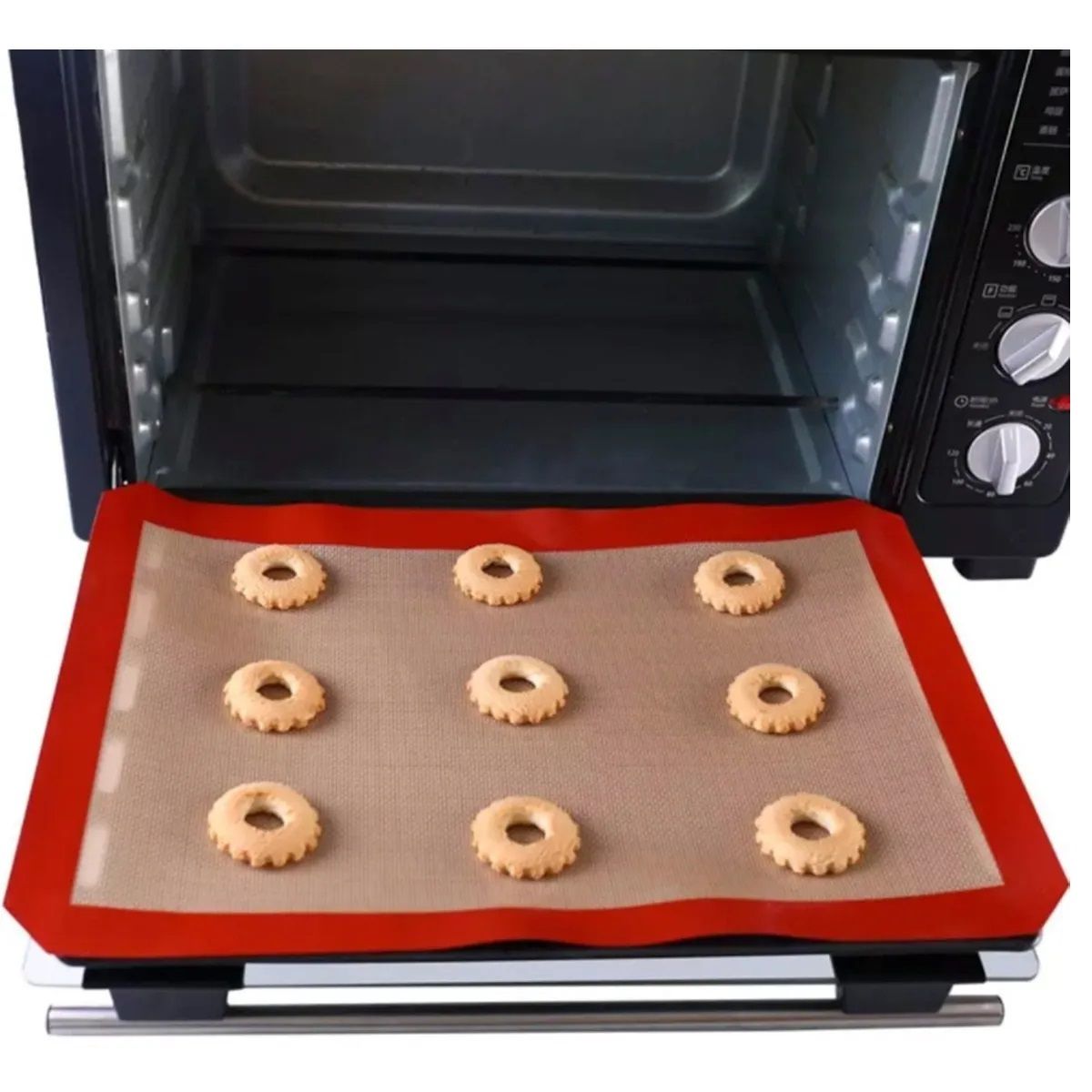 GENERICO - Lamina Silicon Antiadherente Hornear Esterilla Horno Galleta