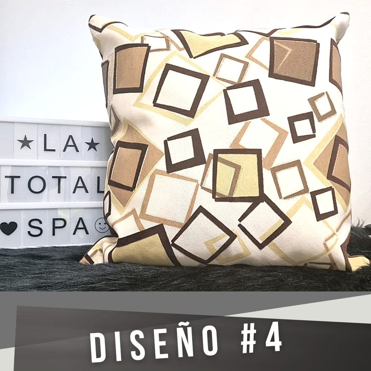 GENERICO - Funda de Cojines MOSAICOS 45X45