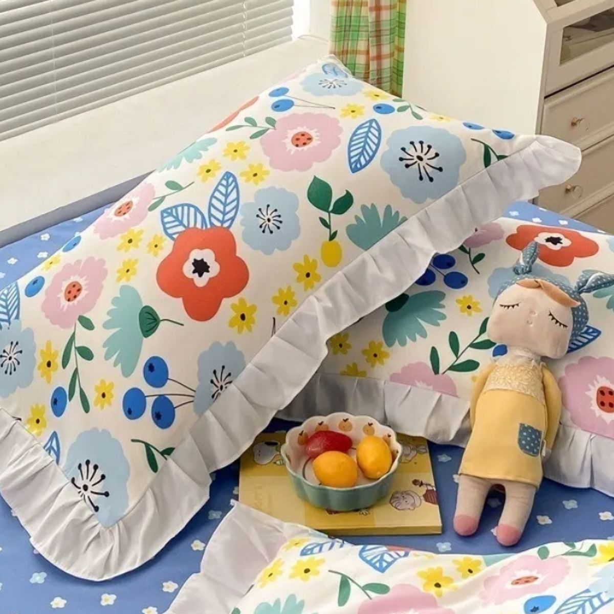 HOMER DESIGN - Set Ropa De Cama Sabanas +funda De Plumon 1.5 Plazas hm14