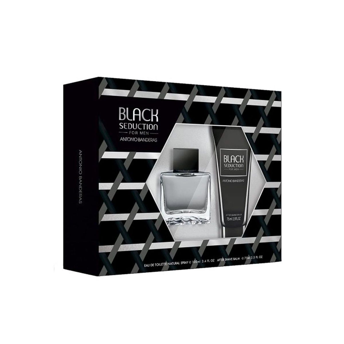 ANTONIO BANDERAS - BLACK SEDUCTION ESTUCHE EDT 100MLAFSHAVE BALM 75ML