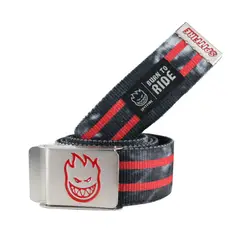 SPITFIRE - Cinturon niño belt logo negro-rojo