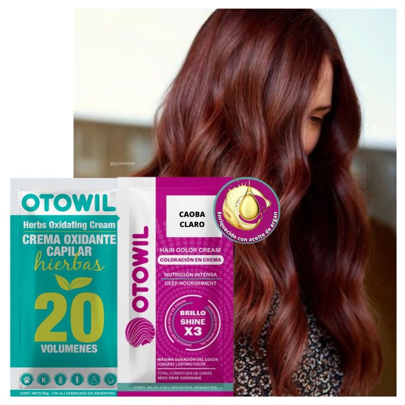 OTOWIL - TINTURA DE CABELLO PERMANENTE CON ACEITE DE ARGAN
