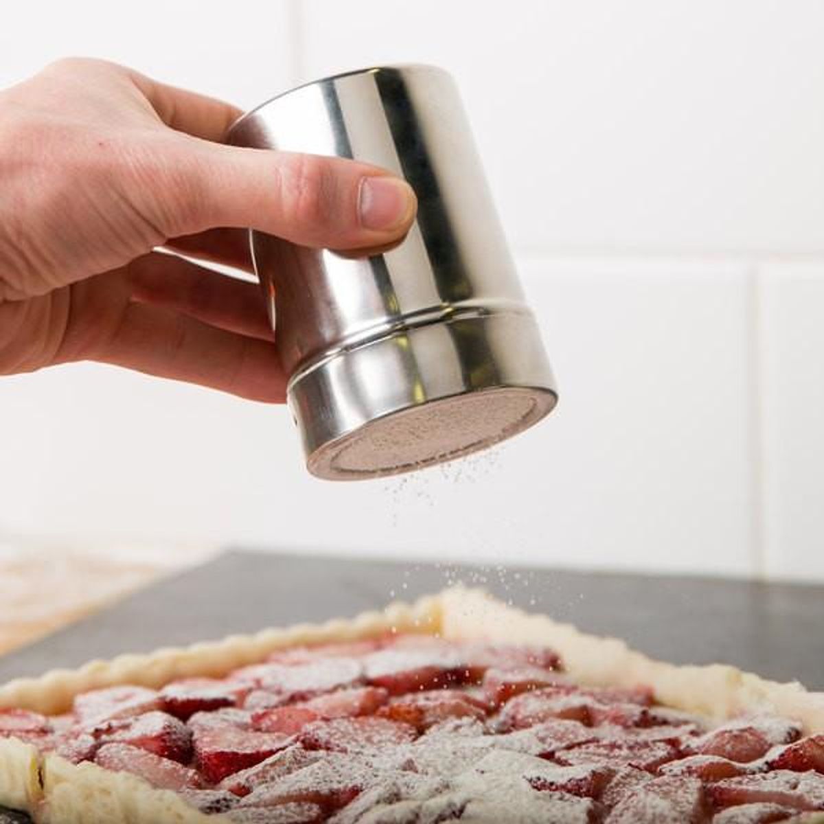 JEWEL - ESPOLVOREADOR ACERO INOX C/TAPA PLASTICA IMAHE