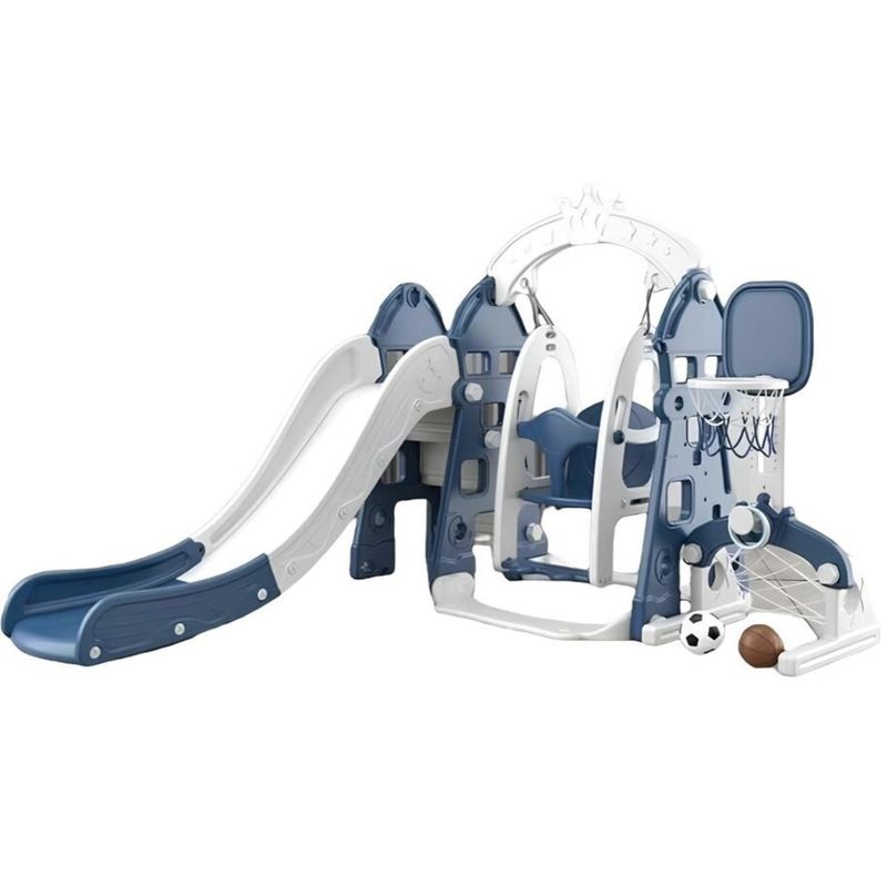 LUBABYCAS - Resbalin Columpio 5 En 1 Con Accesorios Azul Lubabycas