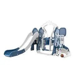 LUBABYCAS - Resbalin Columpio 5 En 1 Con Accesorios Azul