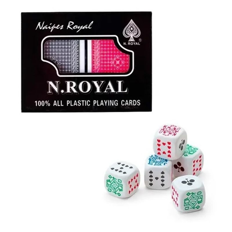 GENERICO - Dados De Poker Naipe Ingles