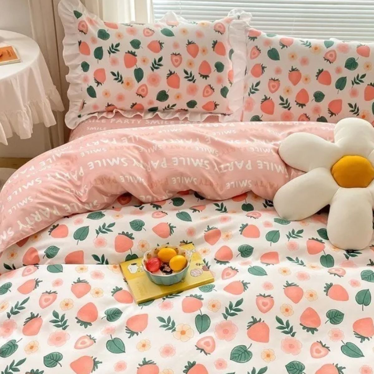 HOMER DESIGN - Set Ropa De Cama Sabanas +funda De Plumon 1.5 Plazas hm15