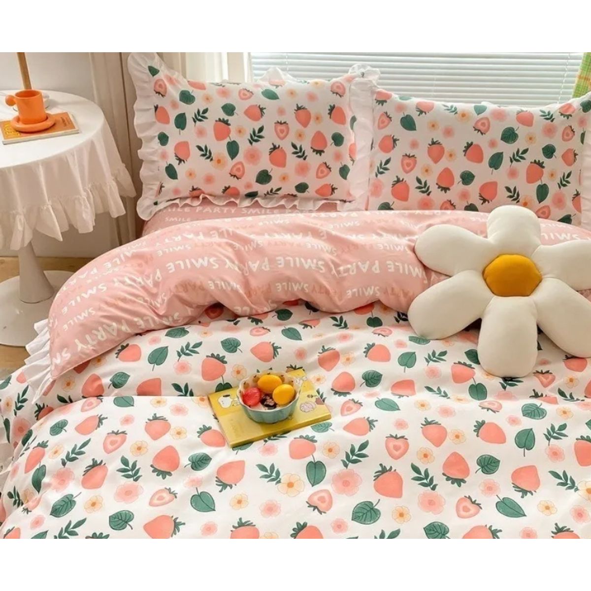 HOMER DESIGN - Set Ropa De Cama Sabanas +funda De Plumon 1.5 Plazas hm15