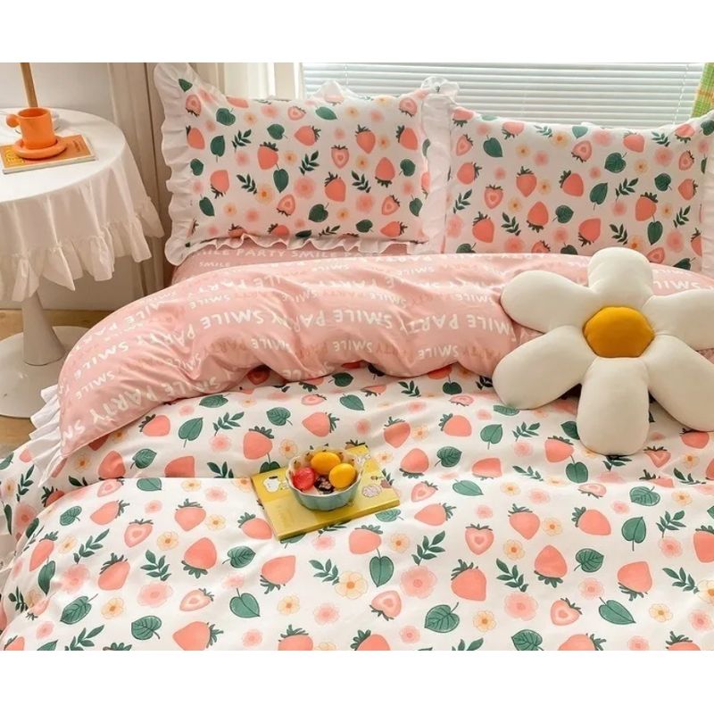 HOMER DESIGN - Set Ropa De Cama Sabanas +funda De Plumon 1.5 Plazas hm15
