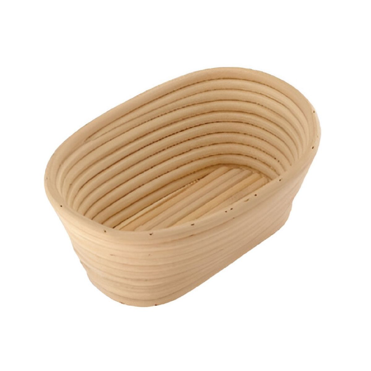COOK IN - Cesta Fermentadora/Bannetton De Pan Ovalada Rattan 21 X 15 X 8 Cm