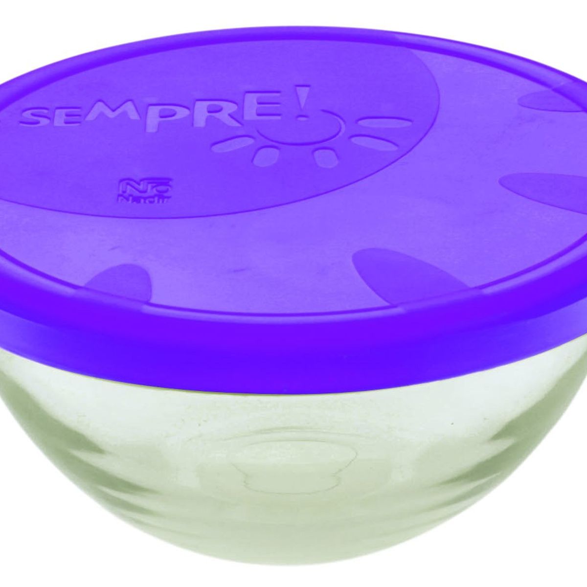 IMAHE - BOWL VIDRIO CON TAPA 500 ML IMAHE