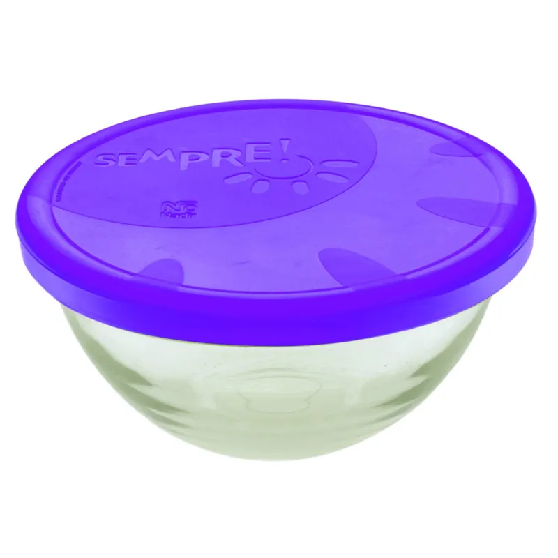 IMAHE - BOWL VIDRIO CON TAPA 500 ML IMAHE