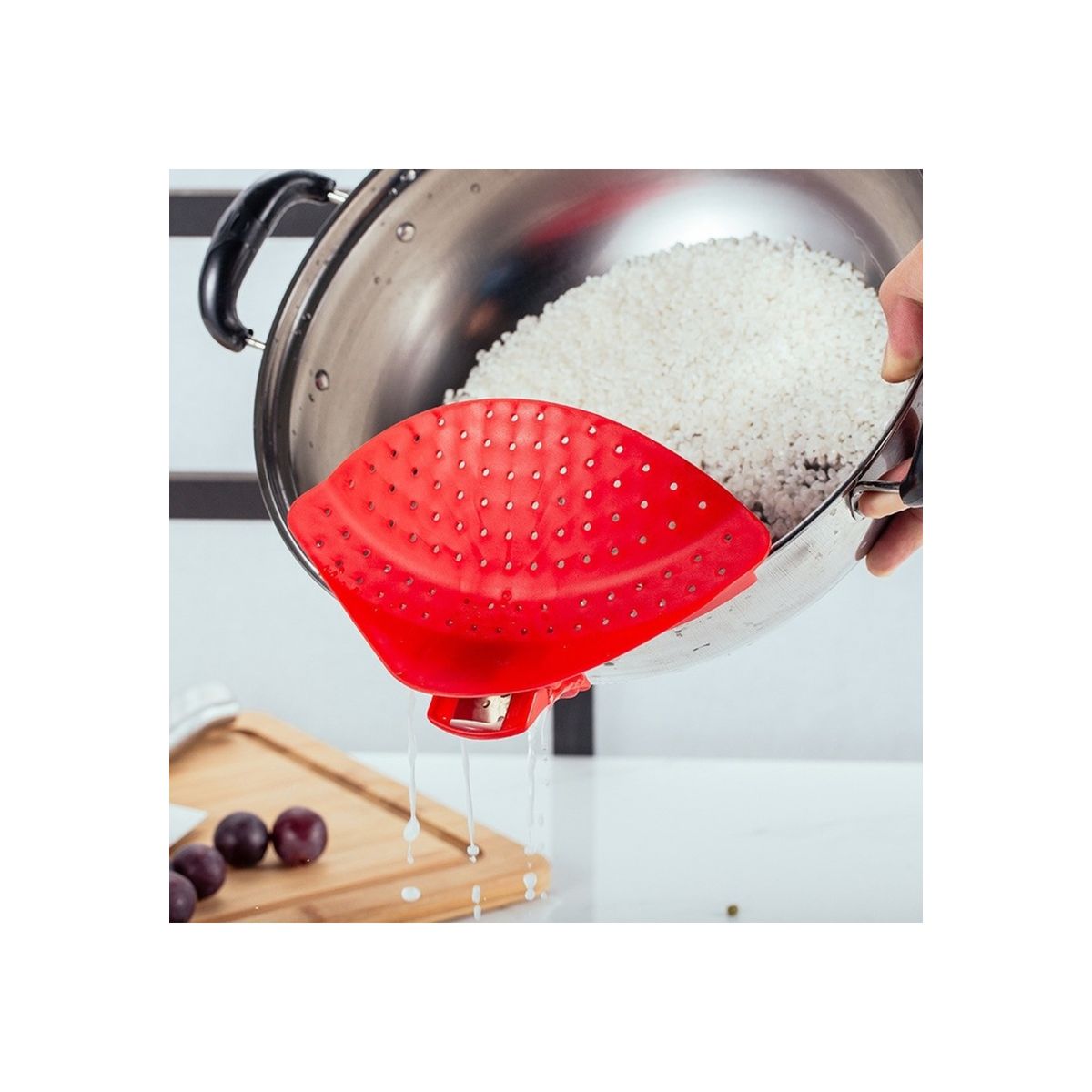 IMAHE - ESCURRIDOR COLADOR PARA OLLAS COCINA IMAHE