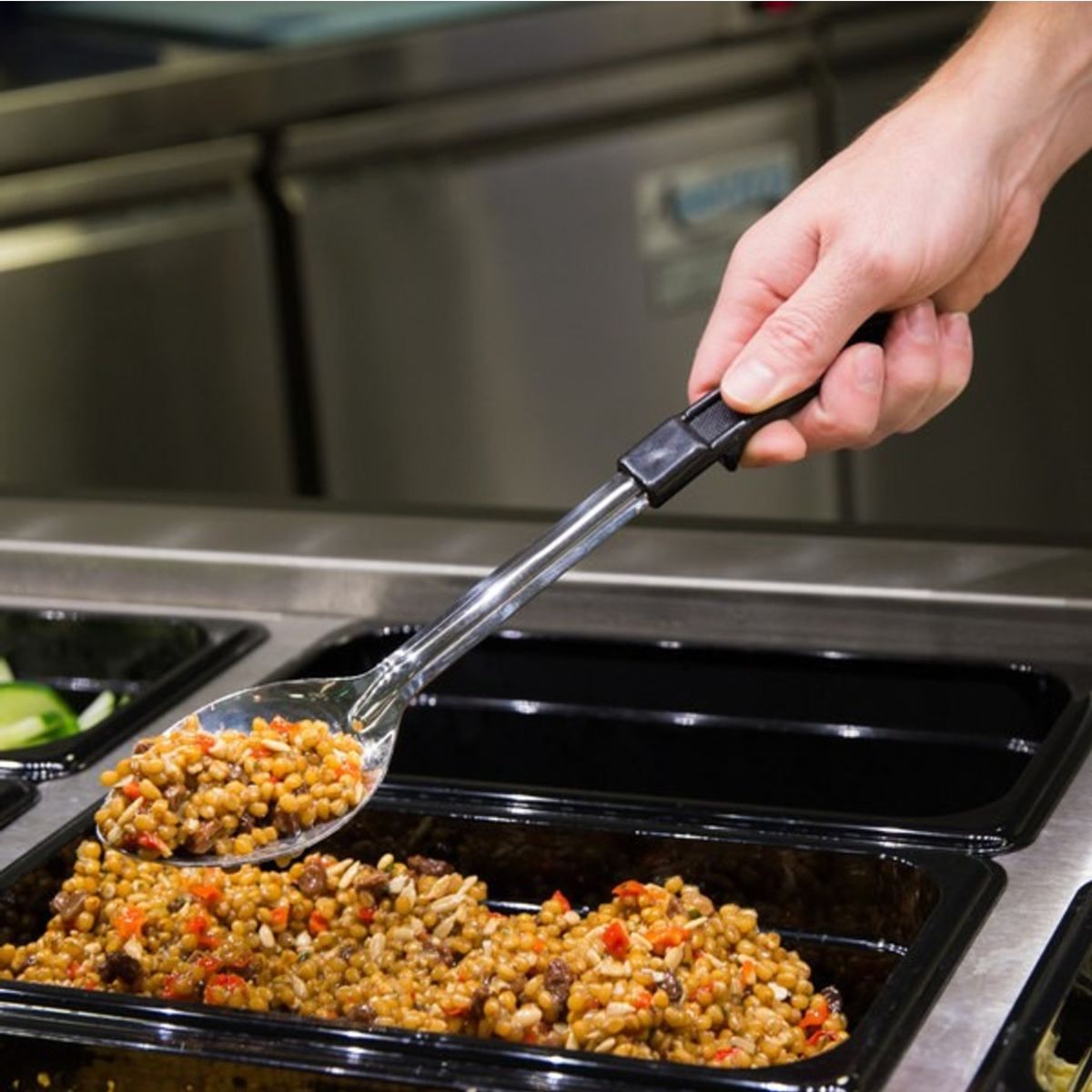 JEWEL - CUCHARA PARA SERVIR SÓLIDA MANGO BAKELITA 28 cm JEWEL