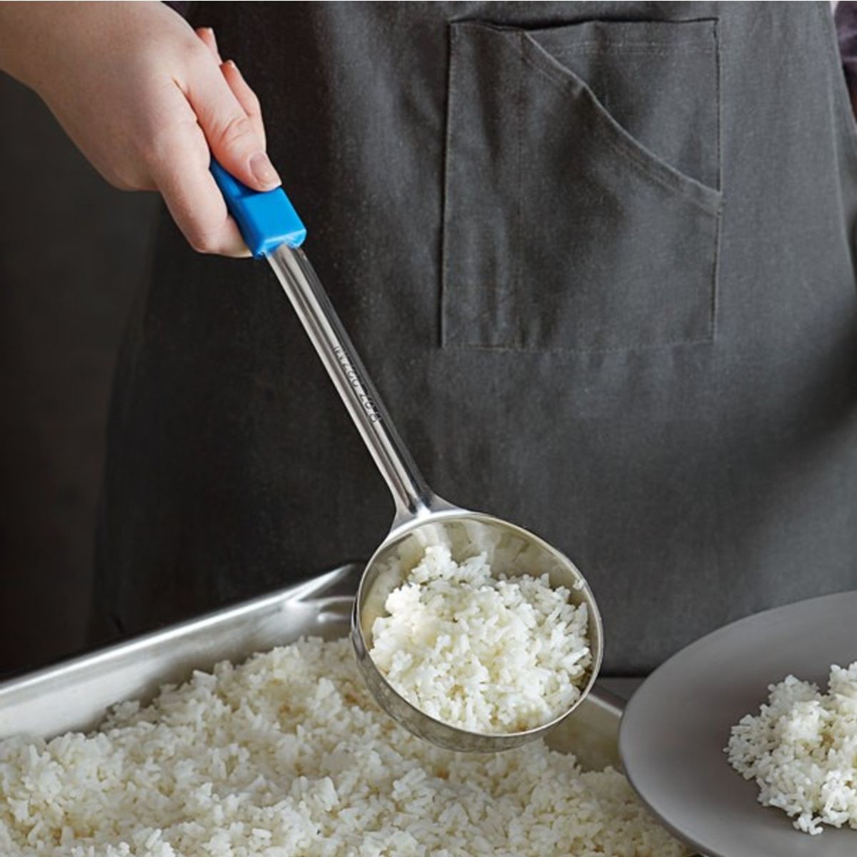 JEWEL - CUCHARA PORCIONADORA SOLIDA 236 ML. AZUL JEWEL