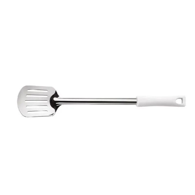 DI SOLLE - ESPATULA ACERO INOX 23 CM MANGO BLANCO DURAFIO