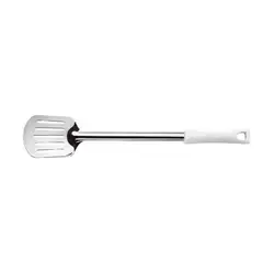 DI SOLLE - ESPATULA ACERO INOX 23 CM MANGO BLANCO DURAFIO