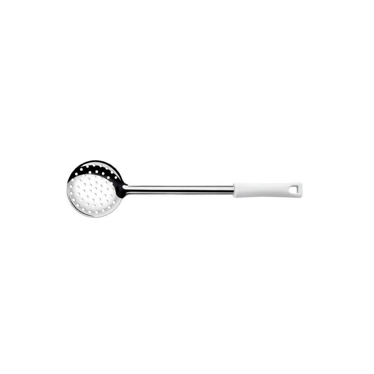 IMAHE - ESPUMADERA ACERO INOX 23 CM MANGO BLANCO IMAHE