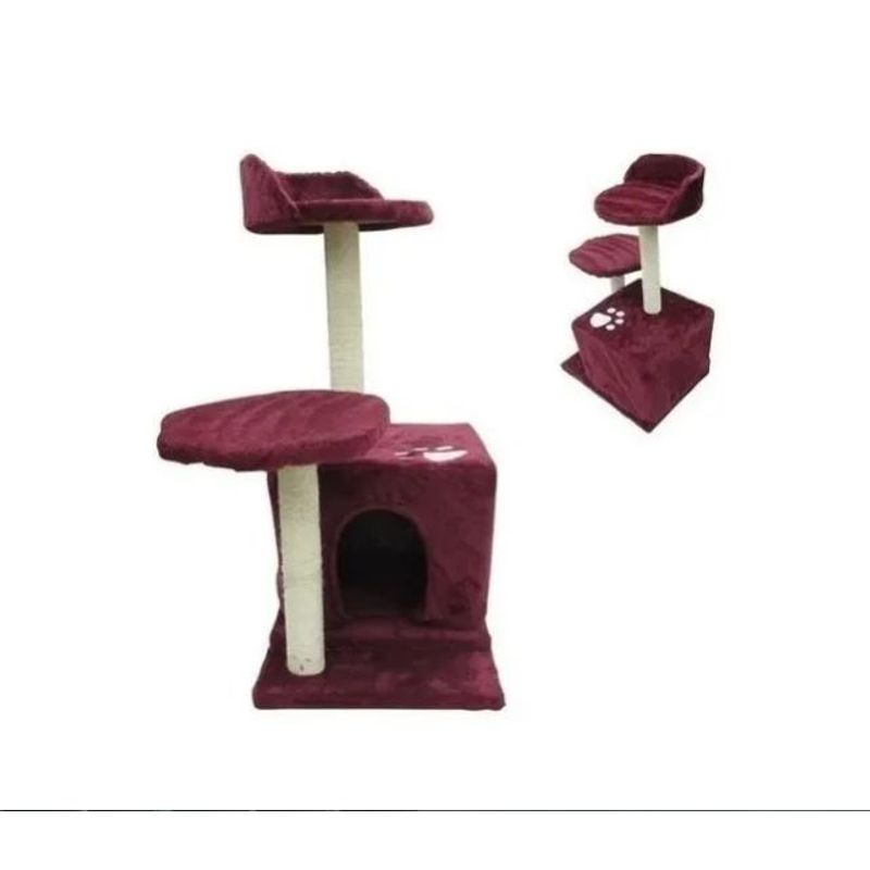 GENERICO - Torre Rascador Gatos Casa Cama 036