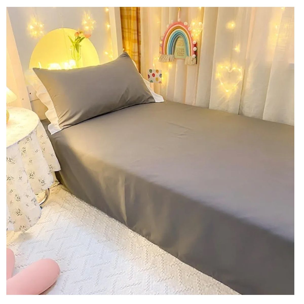 HOMER DESIGN - Set Ropa De Cama Sabanas +funda De Plumon 1.5 Plazas hm17