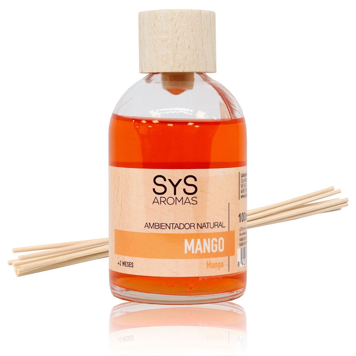 GENERICO - DIFUSOR MIKADO DE VARIILAS MANGO100ML