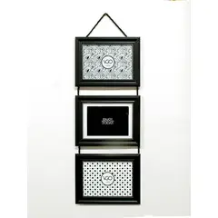 VGO - Marco 15X20 Triple Plast. C/Det. Puntitos Hg3-550.6/H Neg