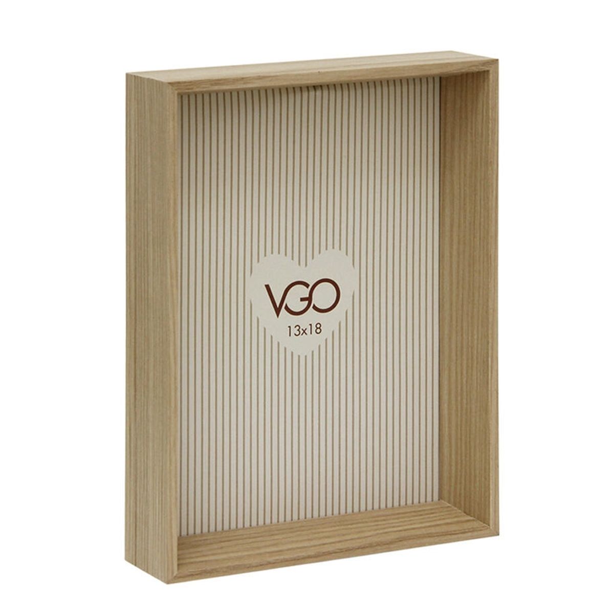 VGO - Marco 13X18 Madera Con Profundidad Sf51165 Nat Vgo