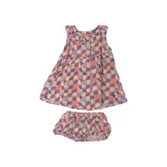 PILLIN - Vestido Bebe Niña Naranja