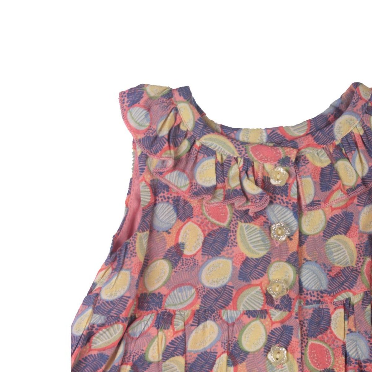 PILLIN - Vestido Bebe Niña Naranja Pillin PILLIN