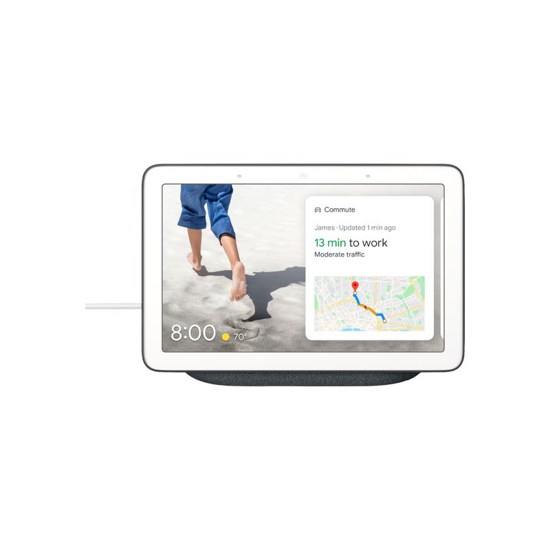 GOOGLE - Asistente virtual Google Nest Hub 7" inteligente charcoal GOOGLE