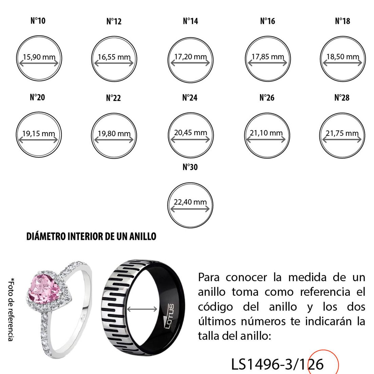 LOTUS SILVER - Anillo LP3447-3/112 Lotus Silver Mujer Pure Essential